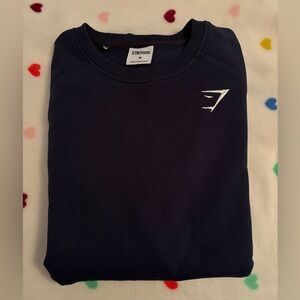 Gymshark Crest Sweatshirt (Navy)
